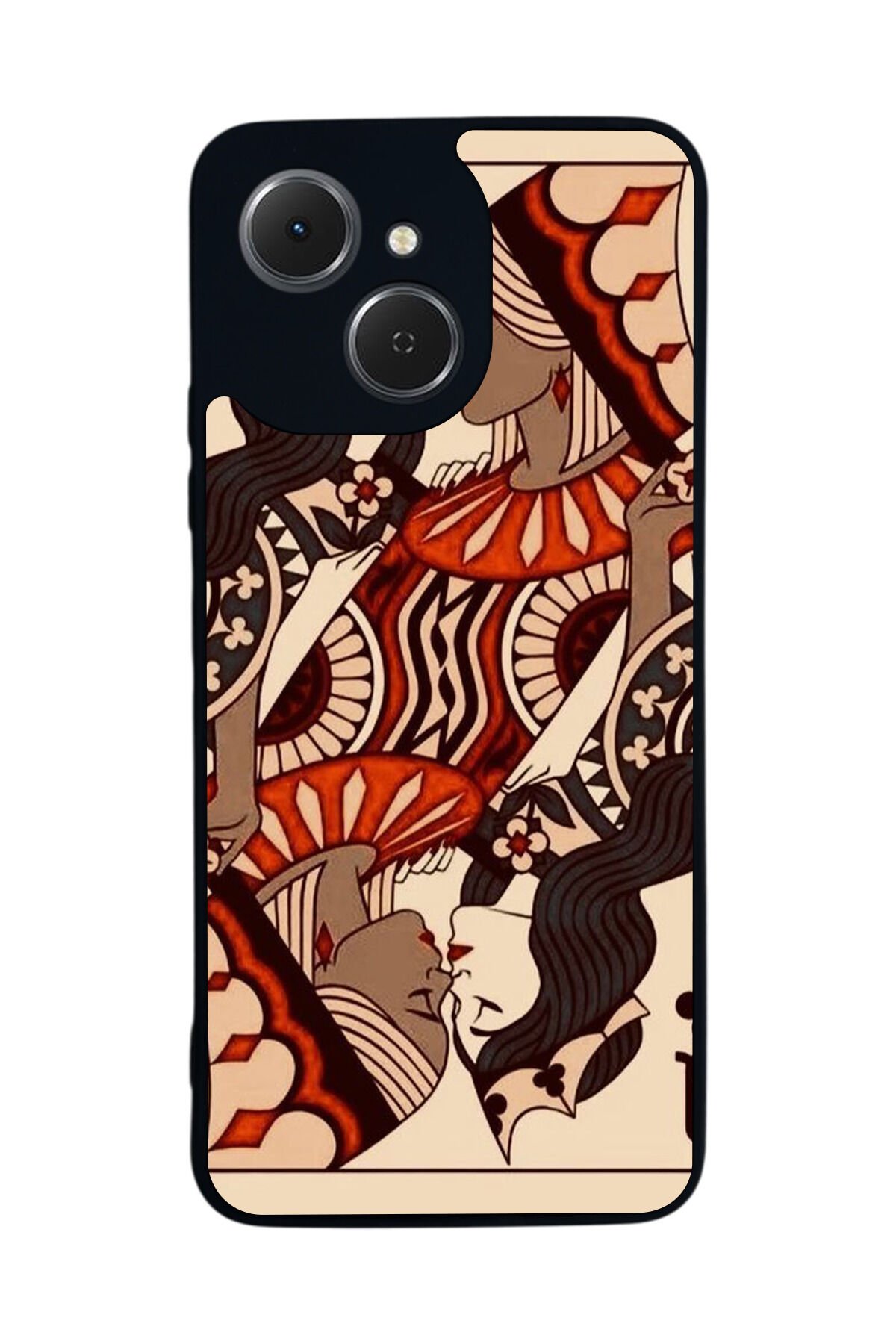 Tecno Spark 40C Uyumlu Kalp Love Tasarımlı Glossy Premium Kılıf