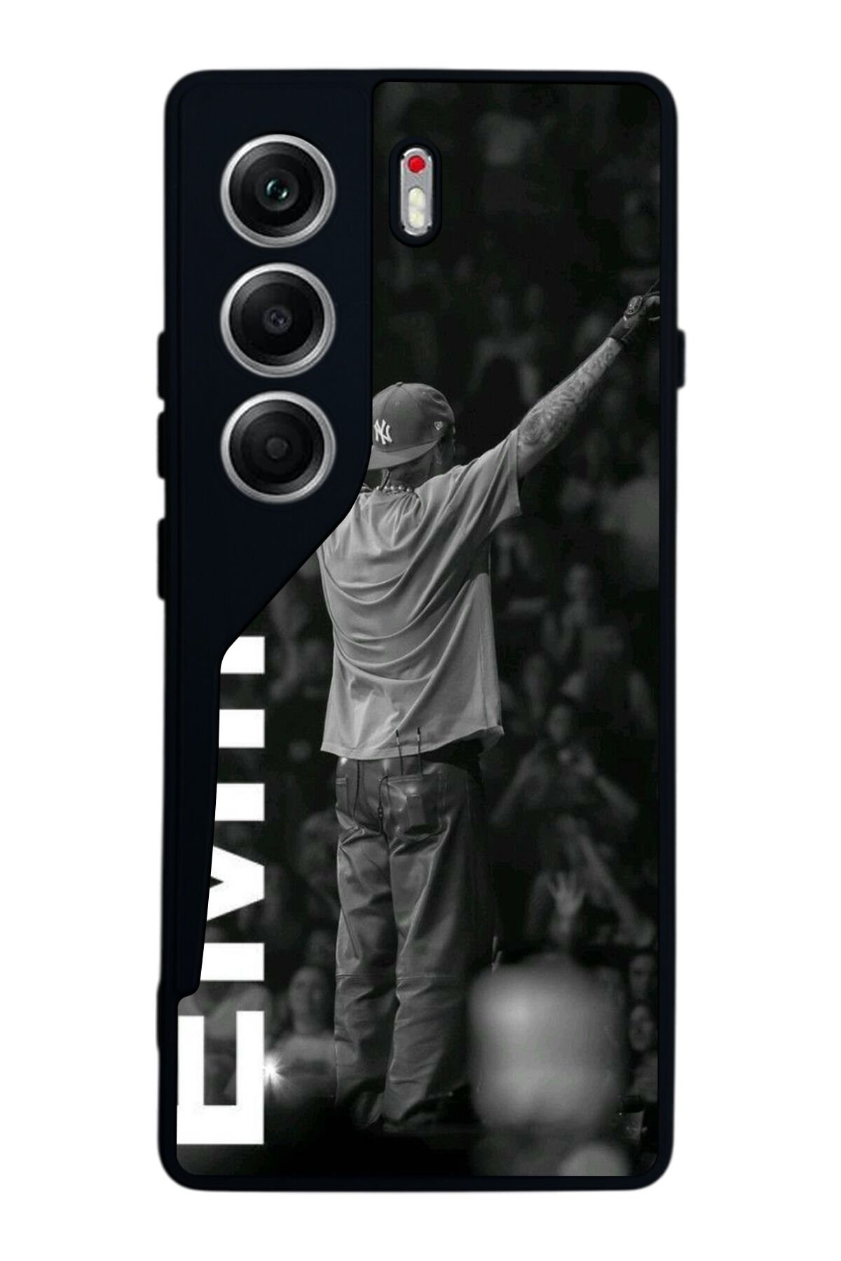 Tecno Camon 40 Uyumlu Eminem Tasarımlı Glossy Premium Kılıf
