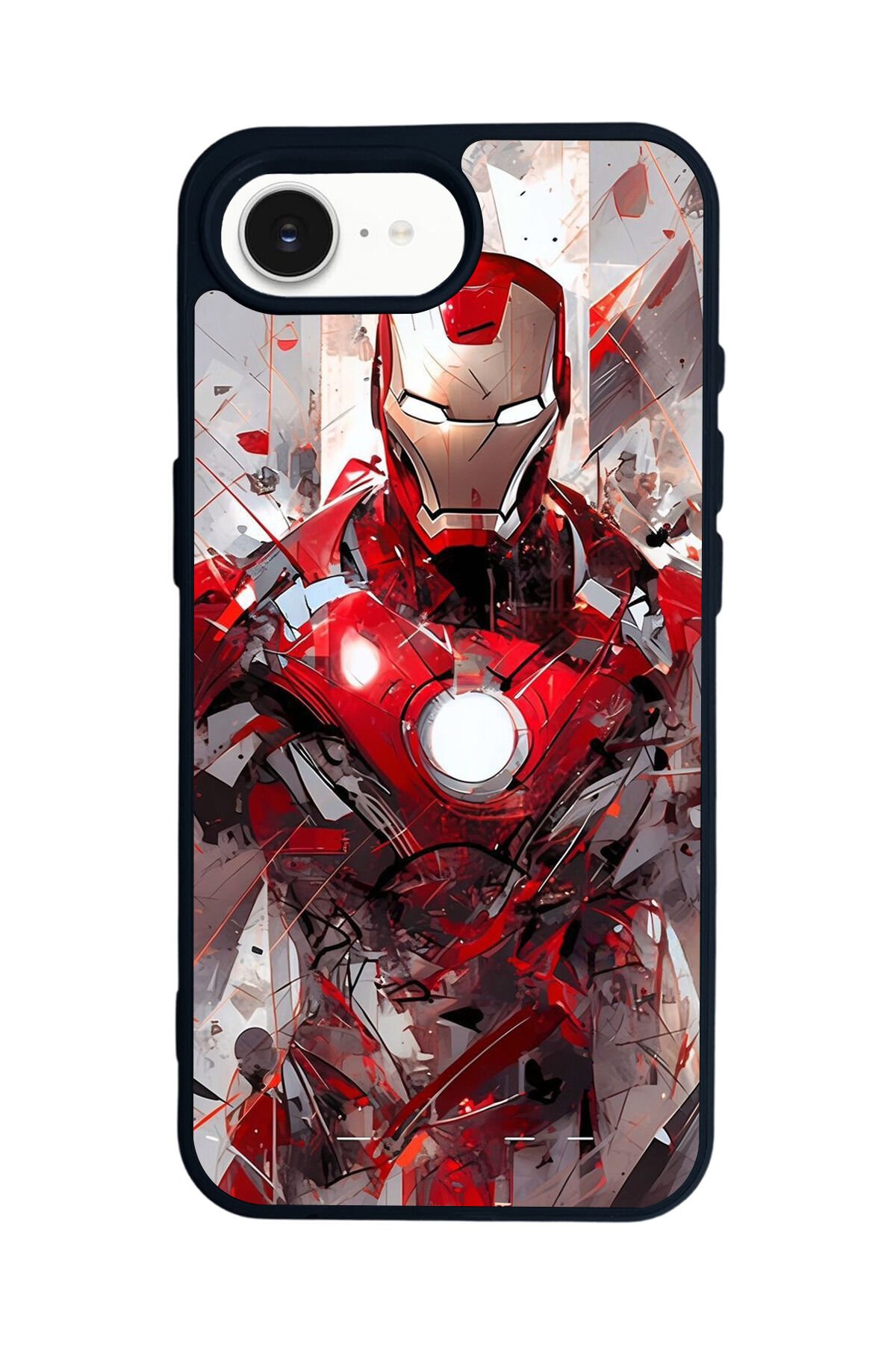 iPhone 16E Uyumlu Iron Man ( Demir Adam ) Tasarımlı Glossy Premium Kılıf