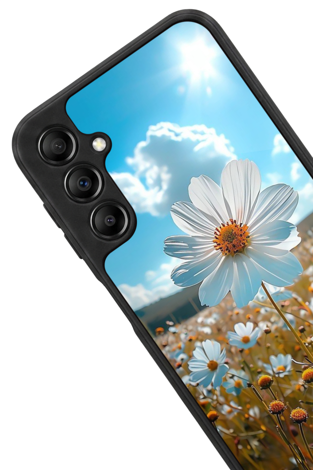 Samsung Galaxy A14 Uyumlu Cicek Tasarımlı Glossy Premium Kılıf