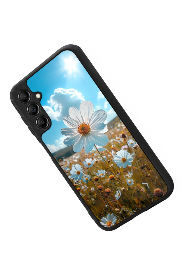 Samsung Galaxy A14 Uyumlu Cicek Tasarımlı Glossy Premium Kılıf