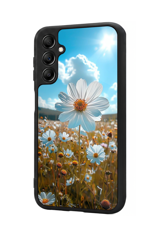 Samsung Galaxy A14 Uyumlu Cicek Tasarımlı Glossy Premium Kılıf