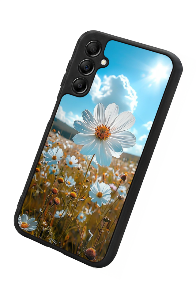 Samsung Galaxy A14 Uyumlu Cicek Tasarımlı Glossy Premium Kılıf