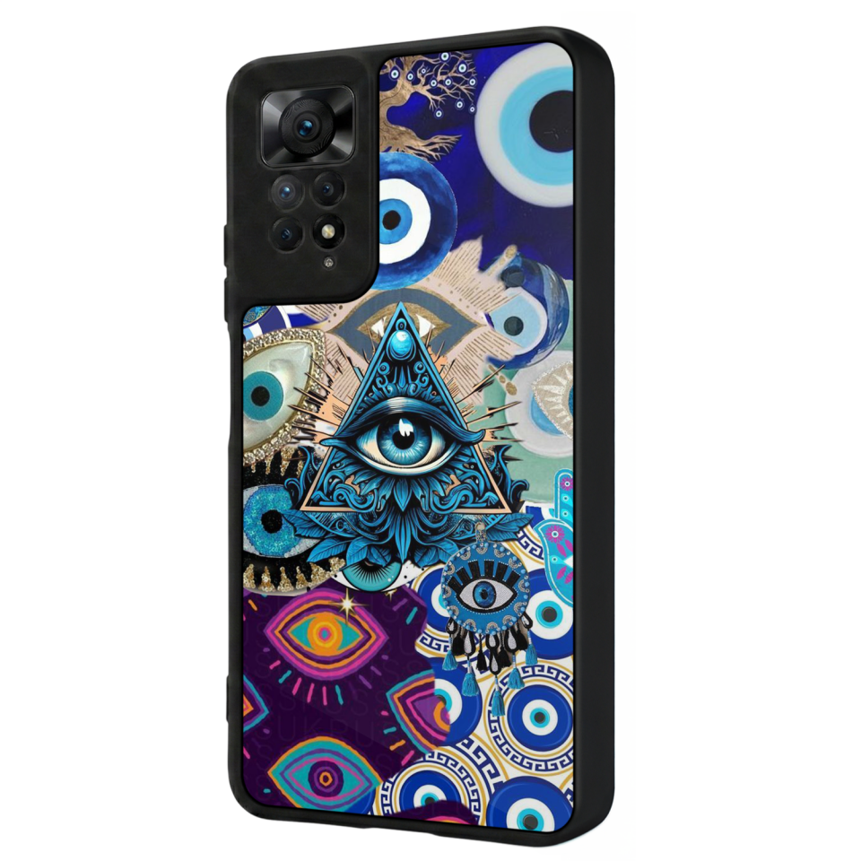 Xiaomi Redmi Note 12 Pro Uyumlu Göz Tasarımlı Glossy Premium Kılıf