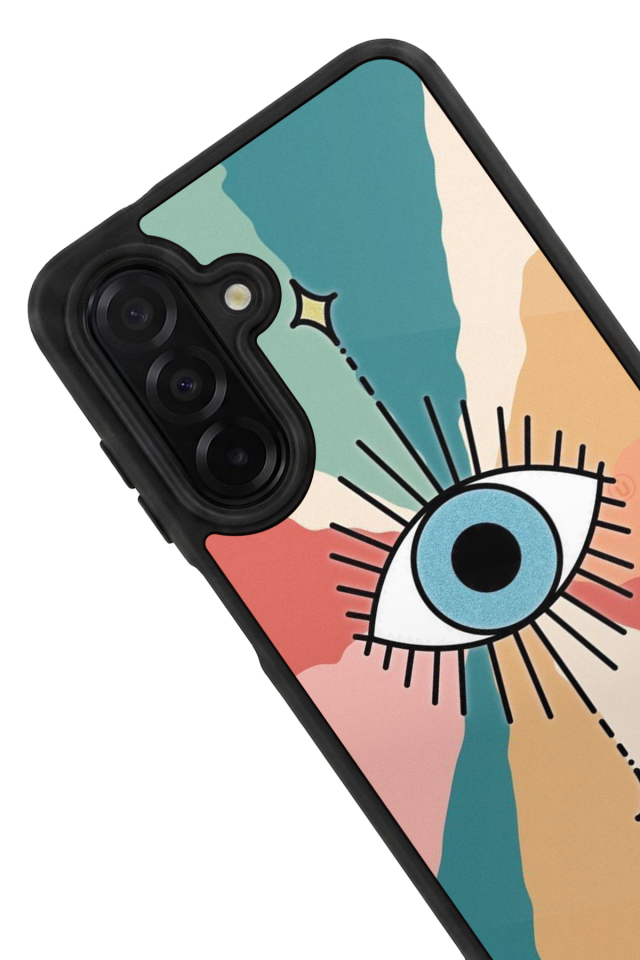 Samsung Galaxy A26 Uyumlu Göz Tasarımlı Glossy Premium Kılıf