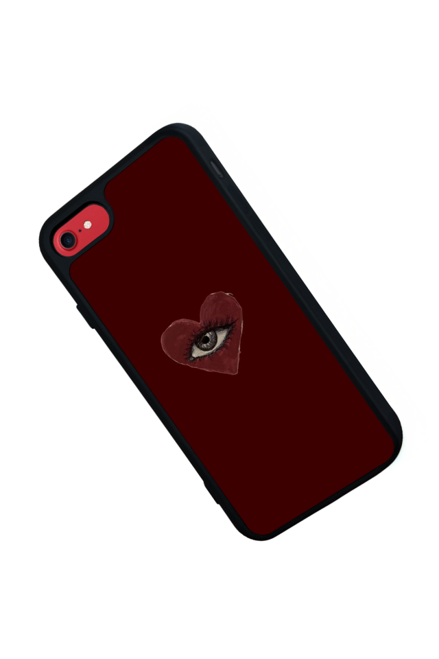 iPhone 7 Uyumlu Kalp Love Tasarımlı Glossy Premium Kılıf