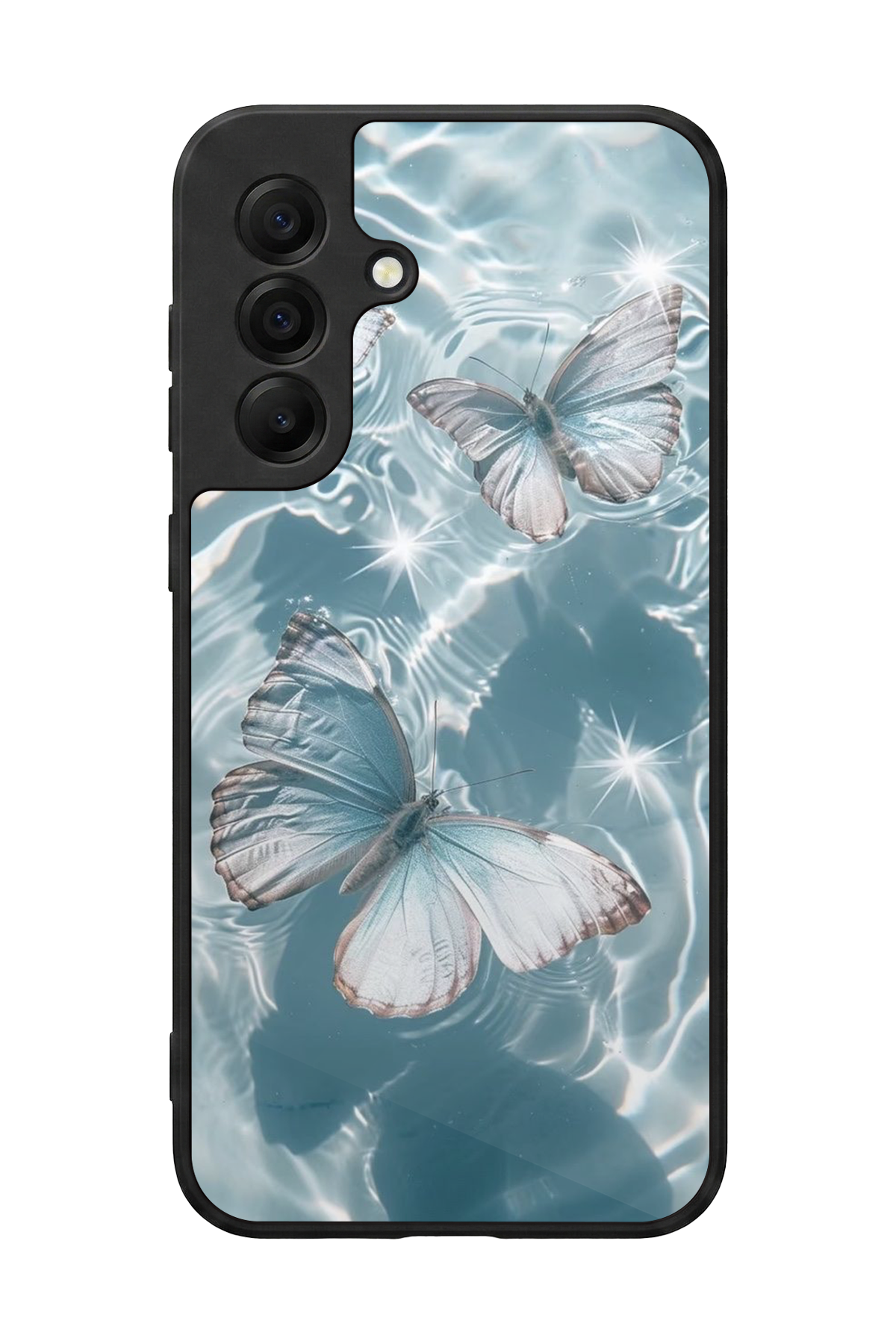Samsung Galaxy A17 Uyumlu Kelebek Tasarımlı Glossy Premium Kılıf