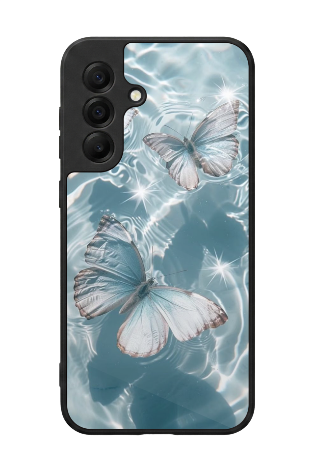 Samsung Galaxy A17 Uyumlu Kelebek Tasarımlı Glossy Premium Kılıf