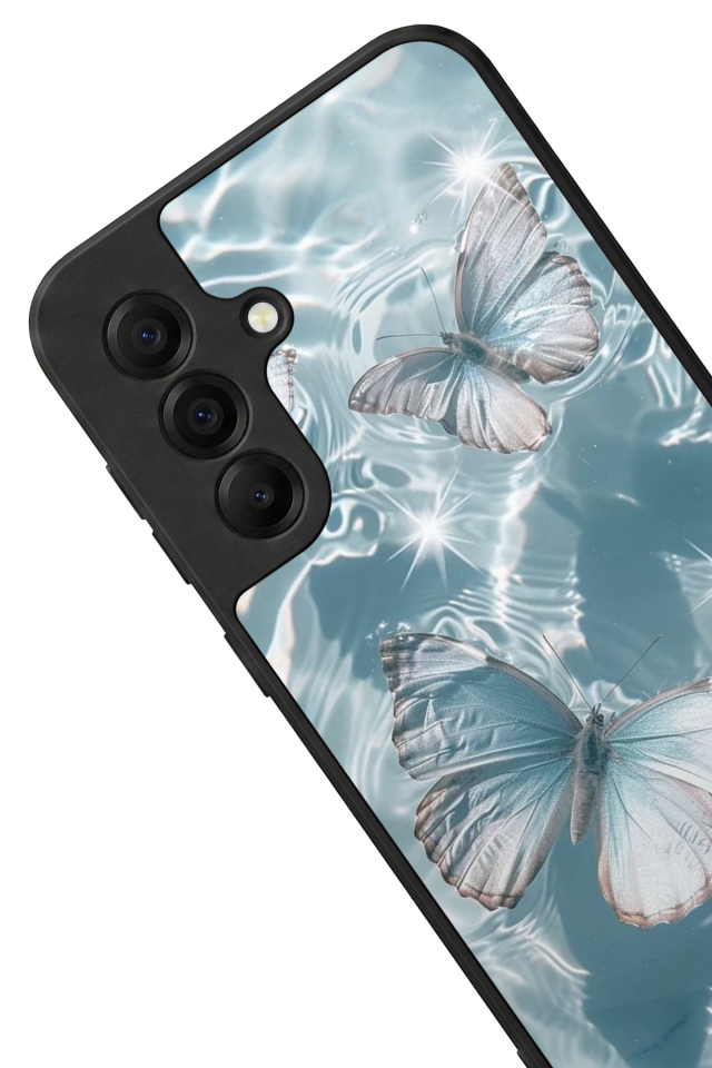 Samsung Galaxy A17 Uyumlu Kelebek Tasarımlı Glossy Premium Kılıf