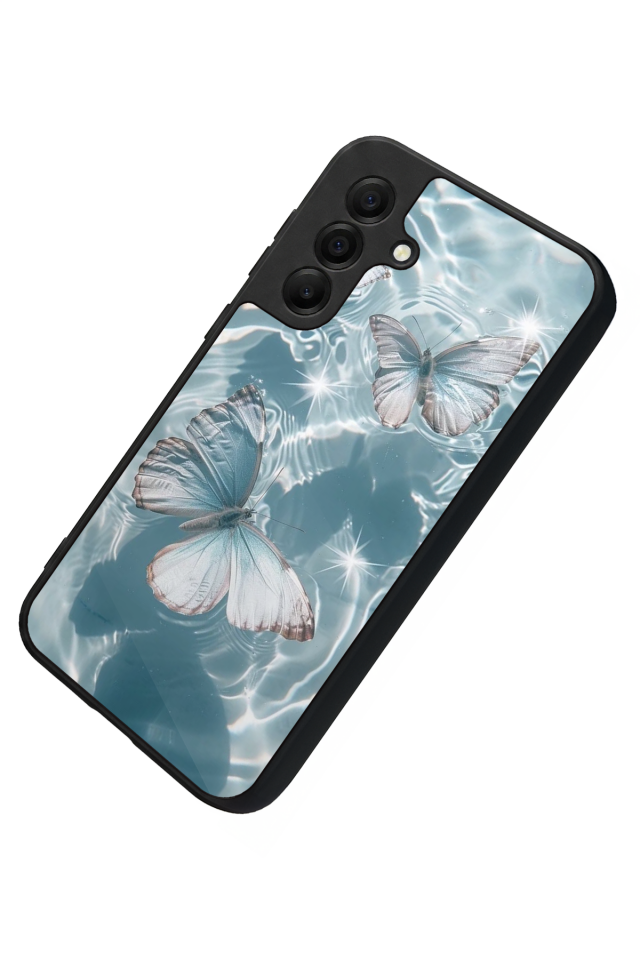 Samsung Galaxy A17 Uyumlu Kelebek Tasarımlı Glossy Premium Kılıf