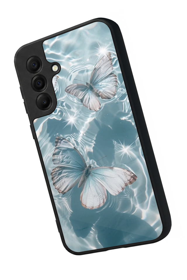 Samsung Galaxy A17 Uyumlu Kelebek Tasarımlı Glossy Premium Kılıf