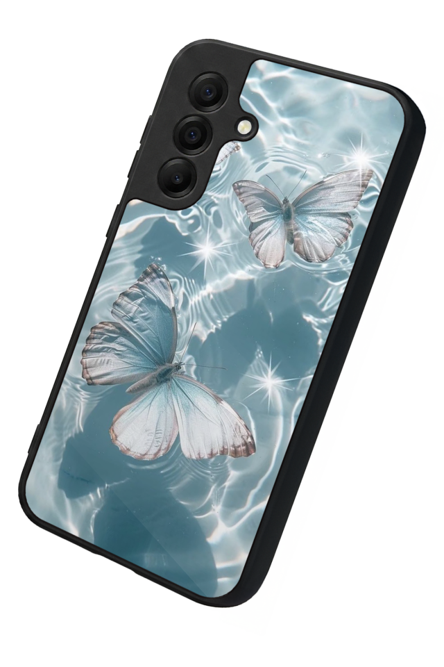 Samsung Galaxy A17 Uyumlu Kelebek Tasarımlı Glossy Premium Kılıf