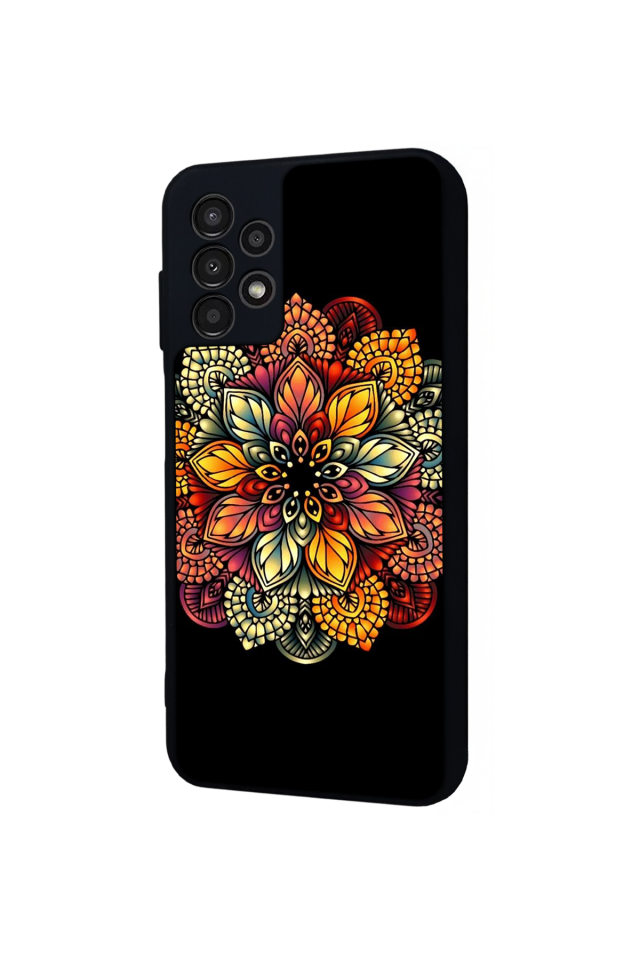 Samsung Galaxy A13 Uyumlu Mandala Tasarımlı Glossy Premium Kılıf