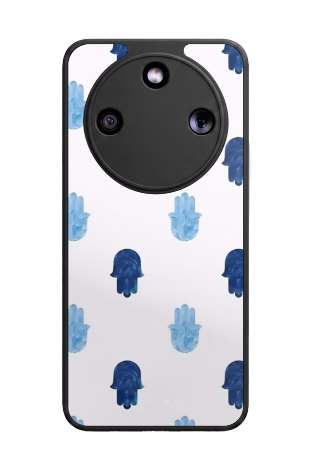 Honor Magic 8 Lite Uyumlu Nazar Tasarımlı Glossy Premium Kılıf