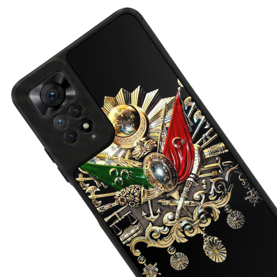 Xiaomi Redmi Note 12 Pro Uyumlu Osmanli Tugrasi Tasarımlı Glossy Premium Kılıf