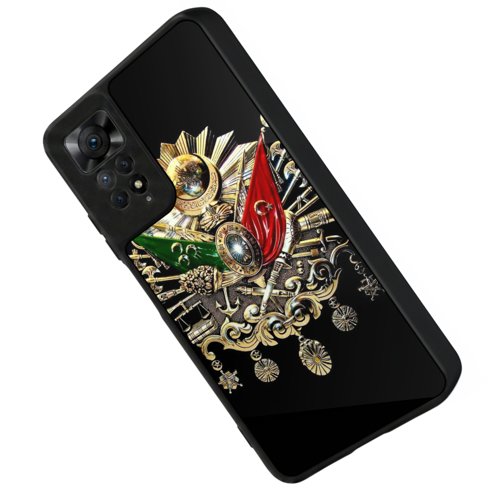 Xiaomi Redmi Note 12 Pro Uyumlu Osmanli Tugrasi Tasarımlı Glossy Premium Kılıf