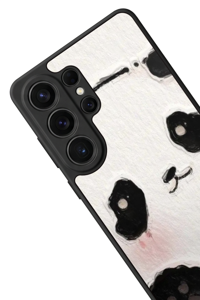 Samsung Galaxy S26 Ultra Uyumlu Panda Tasarımlı Glossy Premium Kılıf