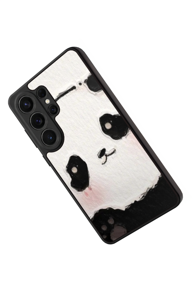 Samsung Galaxy S26 Ultra Uyumlu Panda Tasarımlı Glossy Premium Kılıf