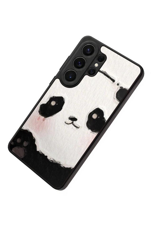 Samsung Galaxy S26 Ultra Uyumlu Panda Tasarımlı Glossy Premium Kılıf