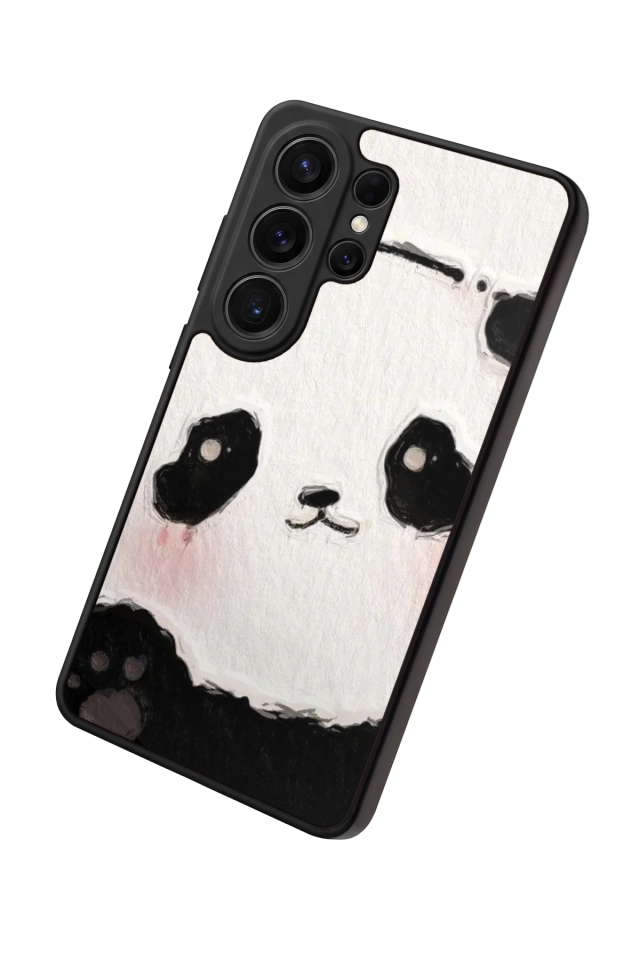 Samsung Galaxy S26 Ultra Uyumlu Panda Tasarımlı Glossy Premium Kılıf