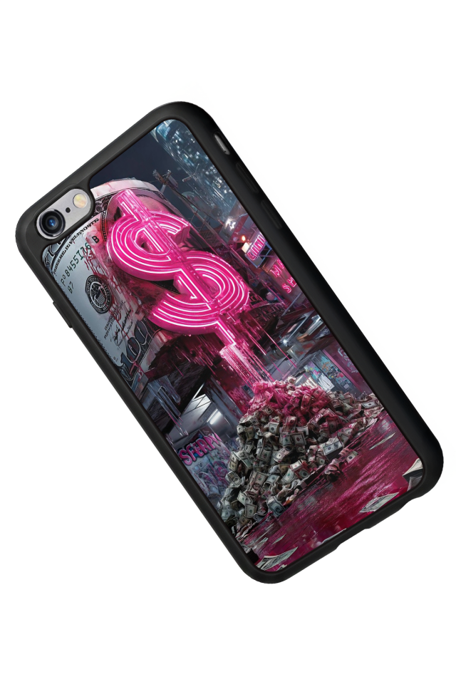 iPhone 6 Plus Uyumlu Para Tasarımlı Glossy Premium Kılıf