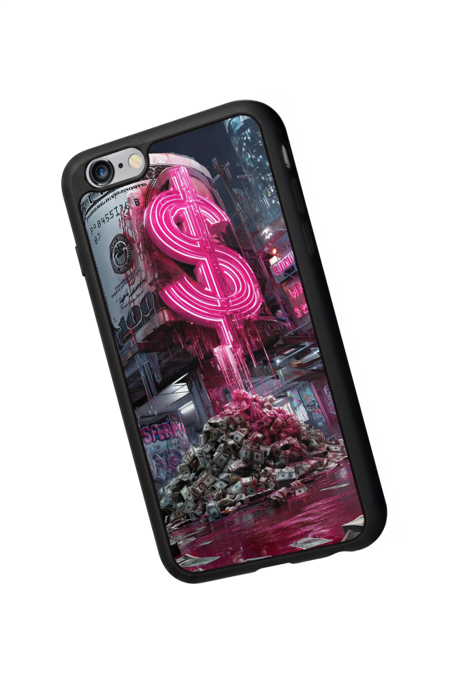 iPhone 6 Plus Uyumlu Para Tasarımlı Glossy Premium Kılıf
