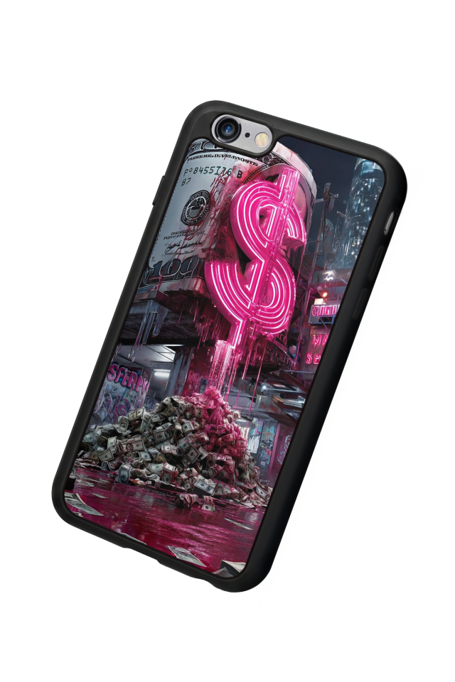 iPhone 6 Plus Uyumlu Para Tasarımlı Glossy Premium Kılıf