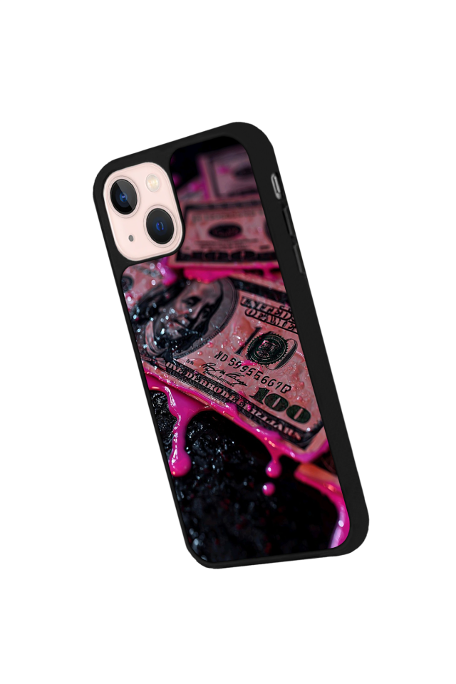 iPhone 13 Mini Uyumlu Para Tasarımlı Glossy Premium Kılıf