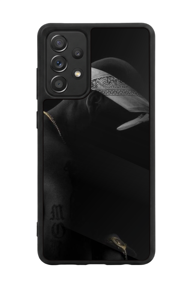 Samsung Galaxy A72 Uyumlu Tupac Tasarımlı Glossy Premium Kılıf