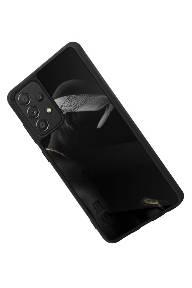 Samsung Galaxy A72 Uyumlu Tupac Tasarımlı Glossy Premium Kılıf