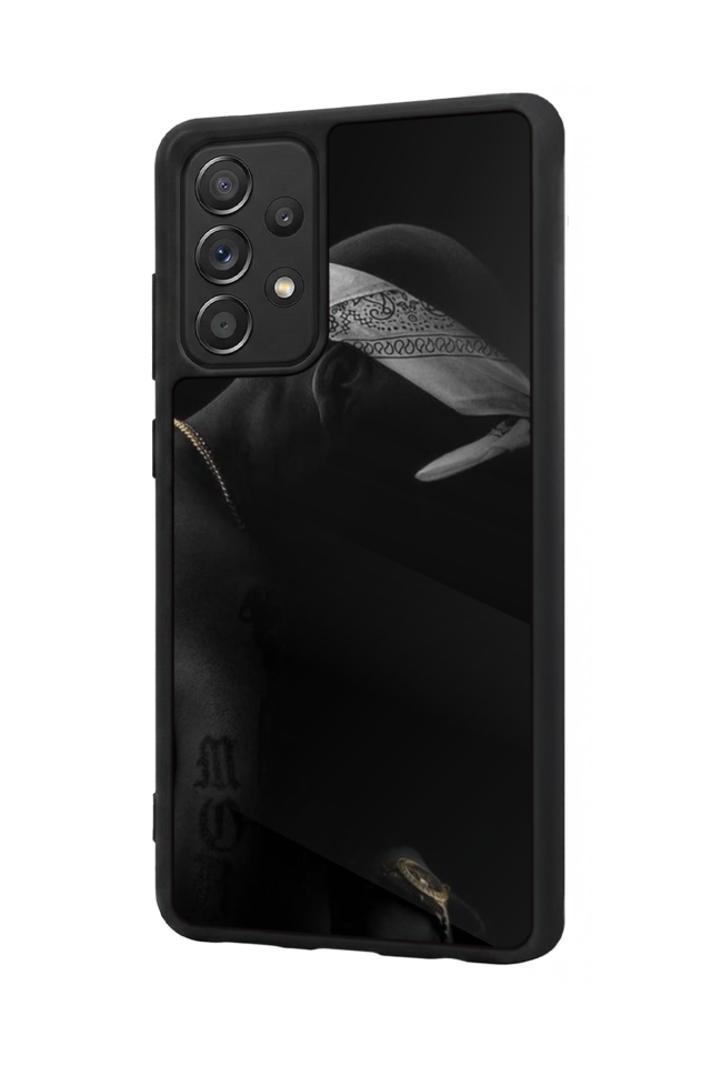 Samsung Galaxy A72 Uyumlu Tupac Tasarımlı Glossy Premium Kılıf