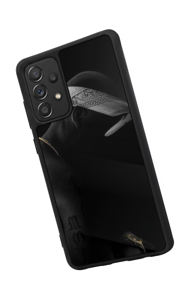 Samsung Galaxy A72 Uyumlu Tupac Tasarımlı Glossy Premium Kılıf