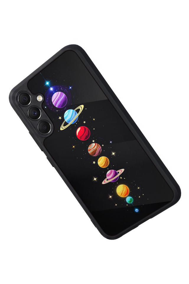 Samsung Galaxy A34 Uyumlu Uzay Tasarımlı Glossy Premium Kılıf