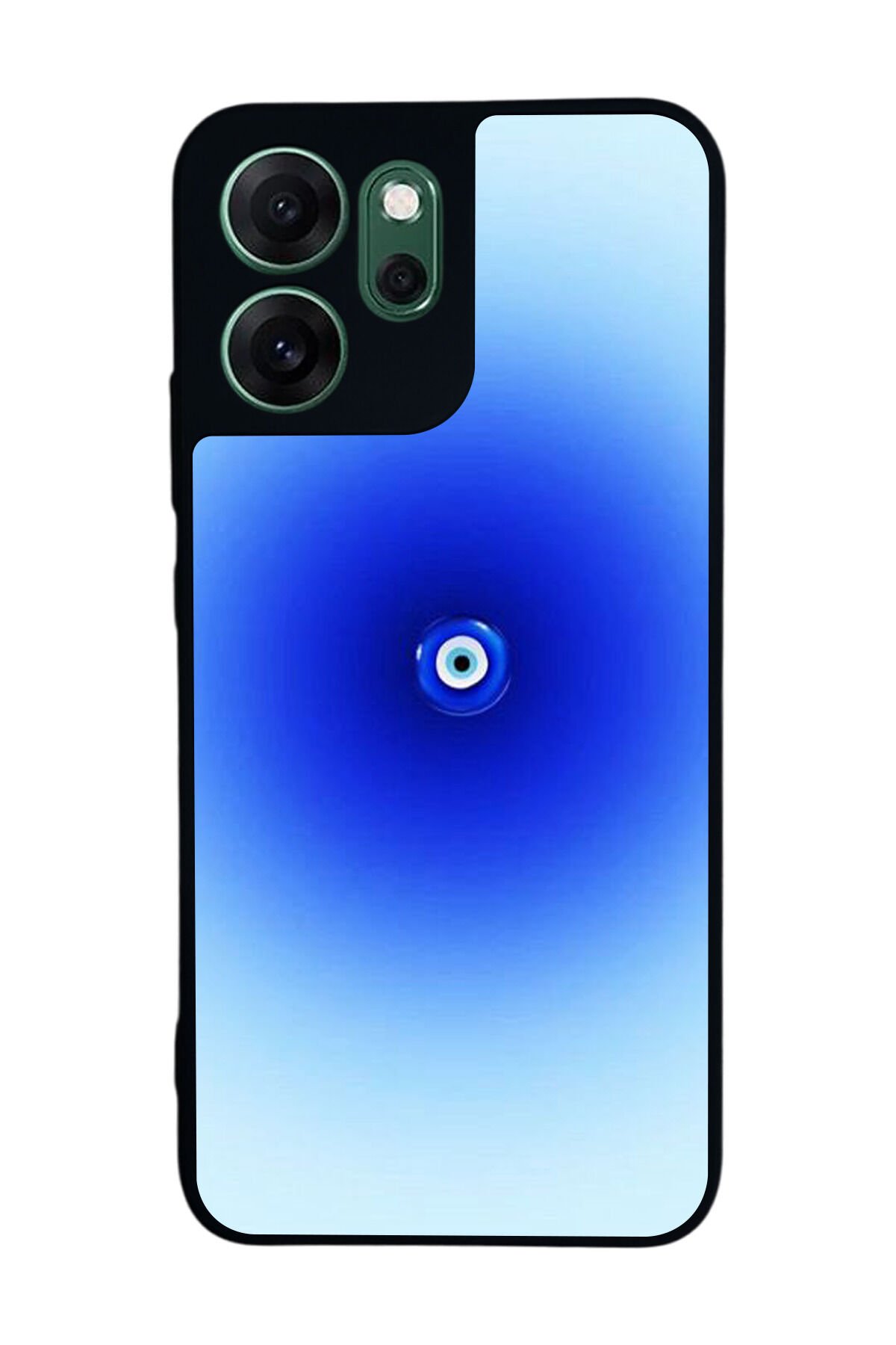 Oppo Reno 14F Uyumlu Nazar Tasarımlı Glossy Premium Kılıf