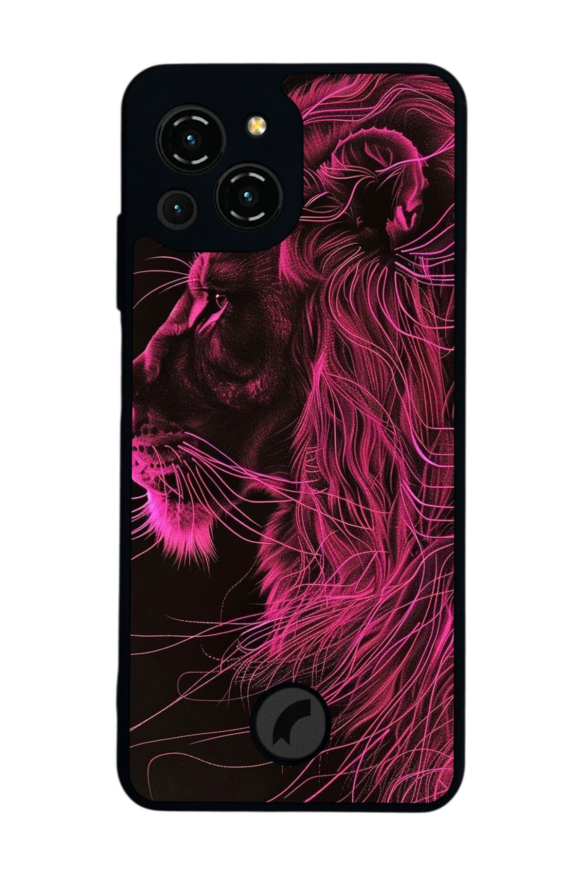 Reeder S23 Pro Max Uyumlu Aslan Tasarımlı Glossy Premium Kılıf