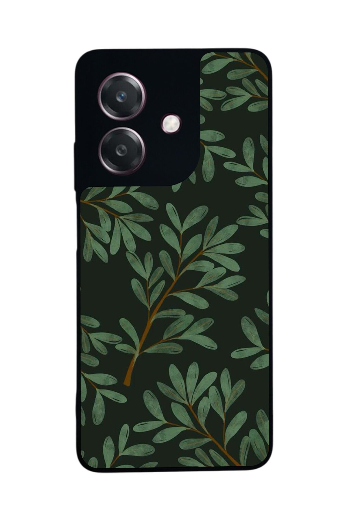 Oppo A3 5G Uyumlu Botanik Tasarımlı Glossy Premium Kılıf