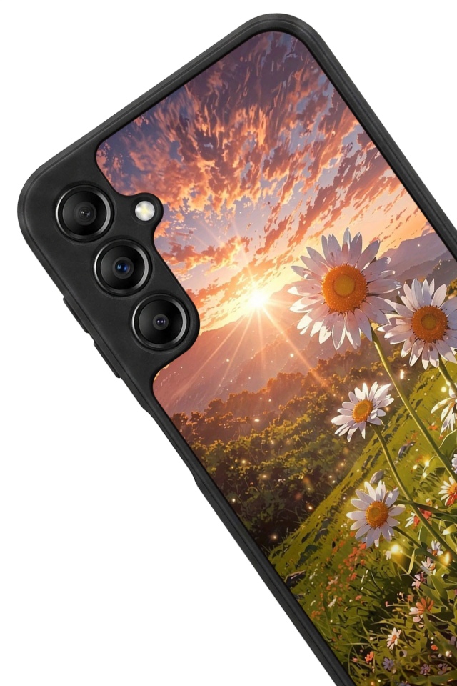 Samsung Galaxy A14 Uyumlu Cicek Tasarımlı Glossy Premium Kılıf