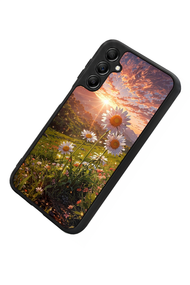 Samsung Galaxy A14 Uyumlu Cicek Tasarımlı Glossy Premium Kılıf
