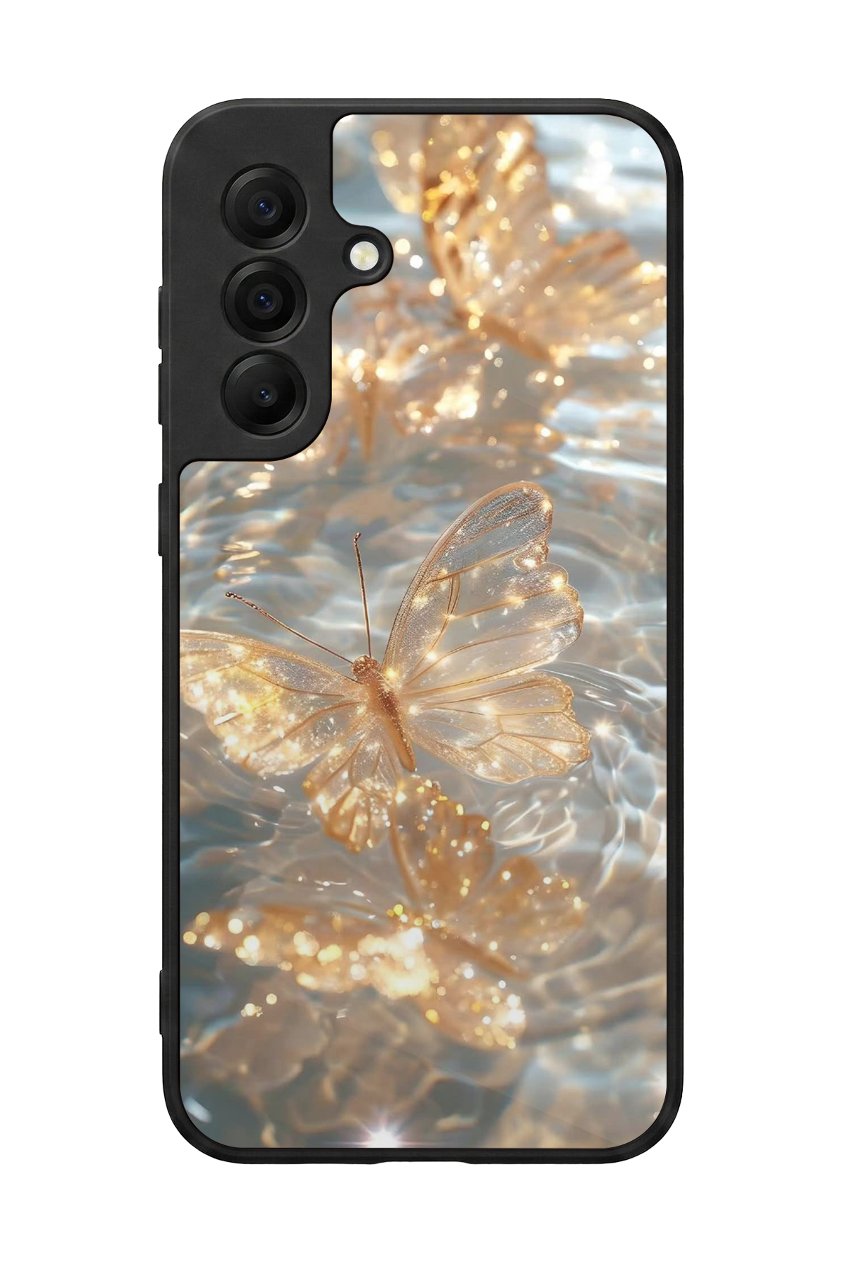 Samsung Galaxy A17 Uyumlu Kelebek Tasarımlı Glossy Premium Kılıf