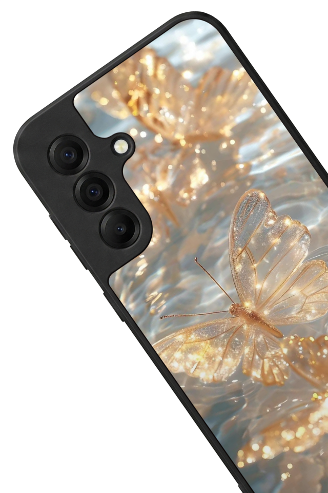 Samsung Galaxy A17 Uyumlu Kelebek Tasarımlı Glossy Premium Kılıf