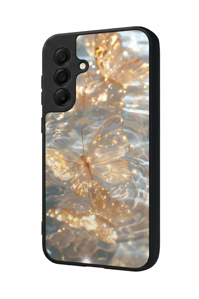 Samsung Galaxy A17 Uyumlu Kelebek Tasarımlı Glossy Premium Kılıf