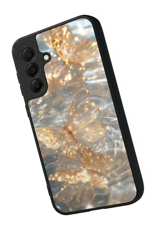 Samsung Galaxy A17 Uyumlu Kelebek Tasarımlı Glossy Premium Kılıf