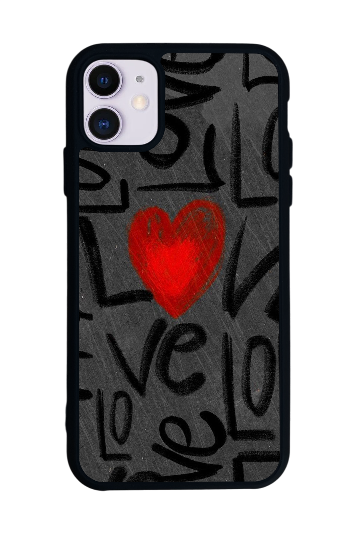 iPhone 11 Uyumlu Love Tasarımlı Glossy Premium Kılıf