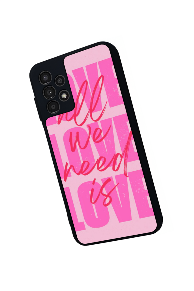 Samsung Galaxy A13 Uyumlu Love Tasarımlı Glossy Premium Kılıf