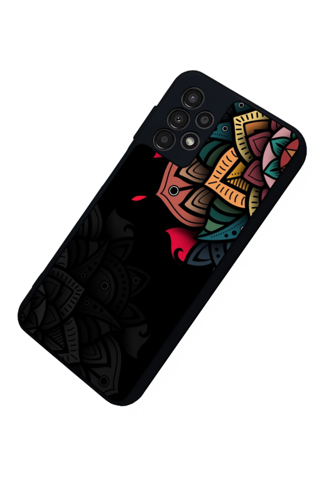Samsung Galaxy A13 Uyumlu Mandala Tasarımlı Glossy Premium Kılıf