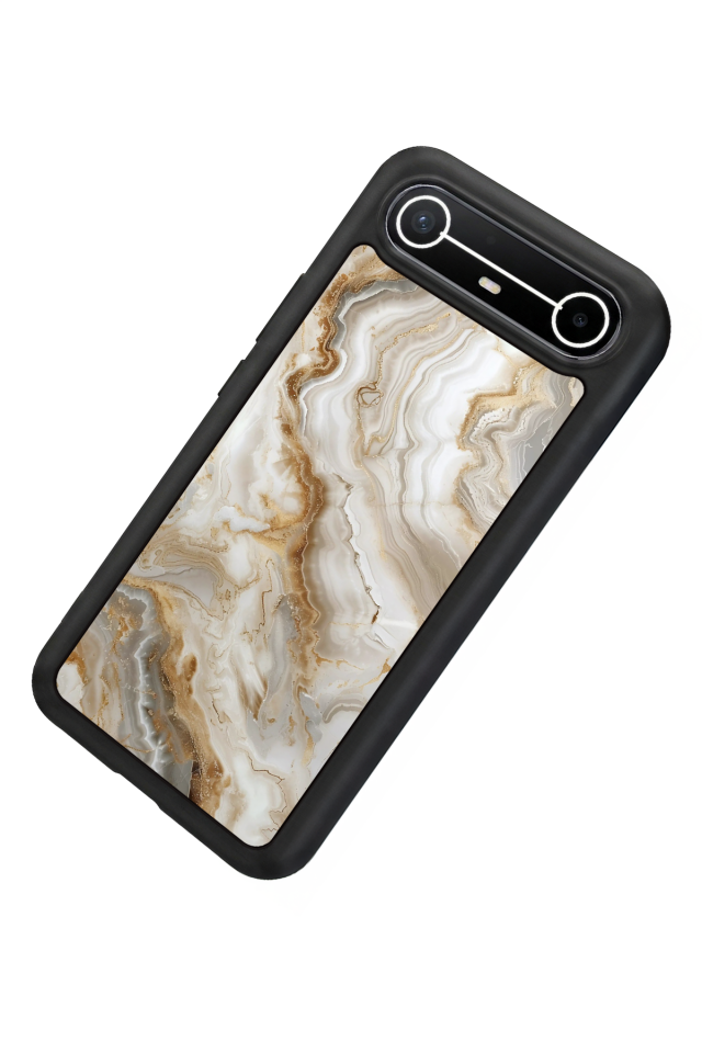 Tecno Spark Slim 5G Uyumlu Mermer Marble Tasarımlı Glossy Premium Kılıf
