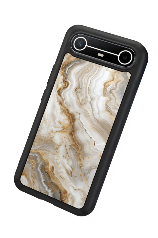 Tecno Spark Slim 5G Uyumlu Mermer Marble Tasarımlı Glossy Premium Kılıf