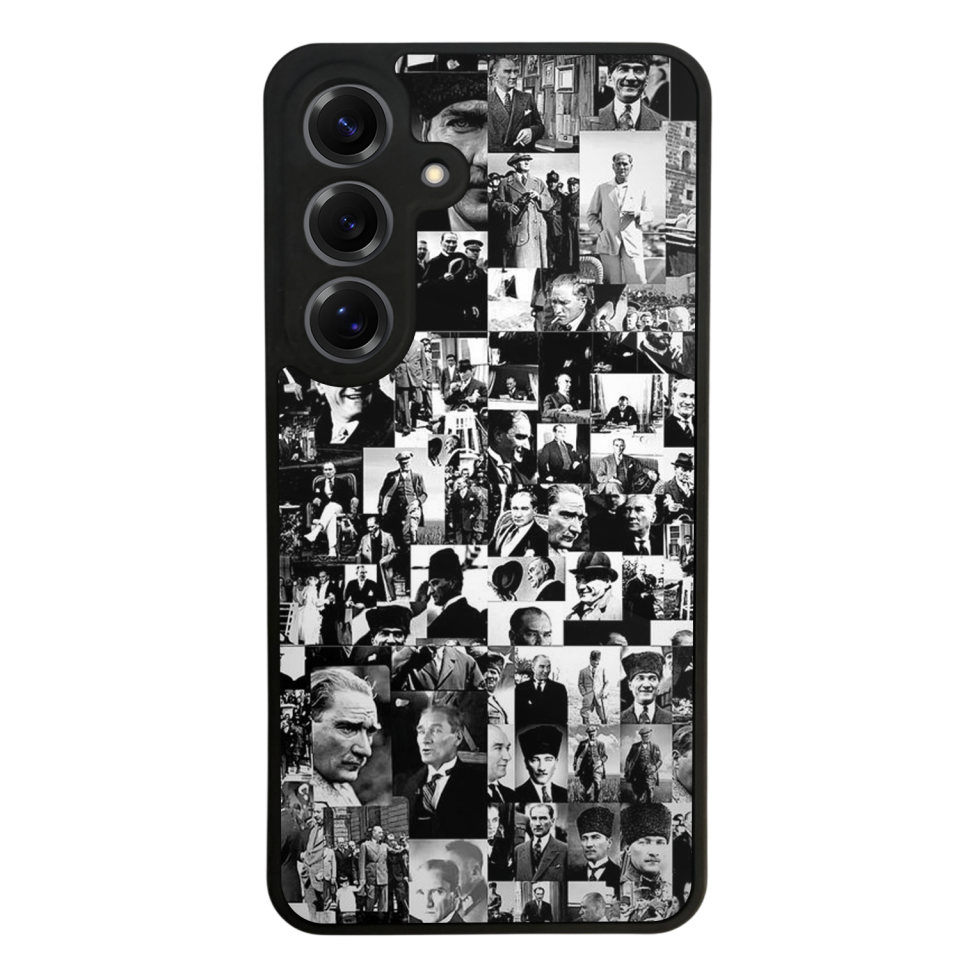 Samsung Galaxy S25 Uyumlu Mustafa Kemal Ataturk Tasarımlı Glossy Premium Kılıf