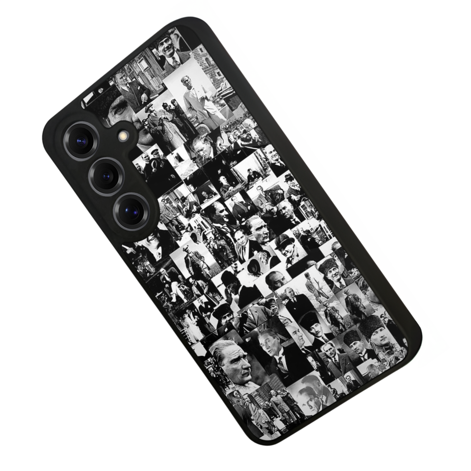 Samsung Galaxy S25 Uyumlu Mustafa Kemal Ataturk Tasarımlı Glossy Premium Kılıf