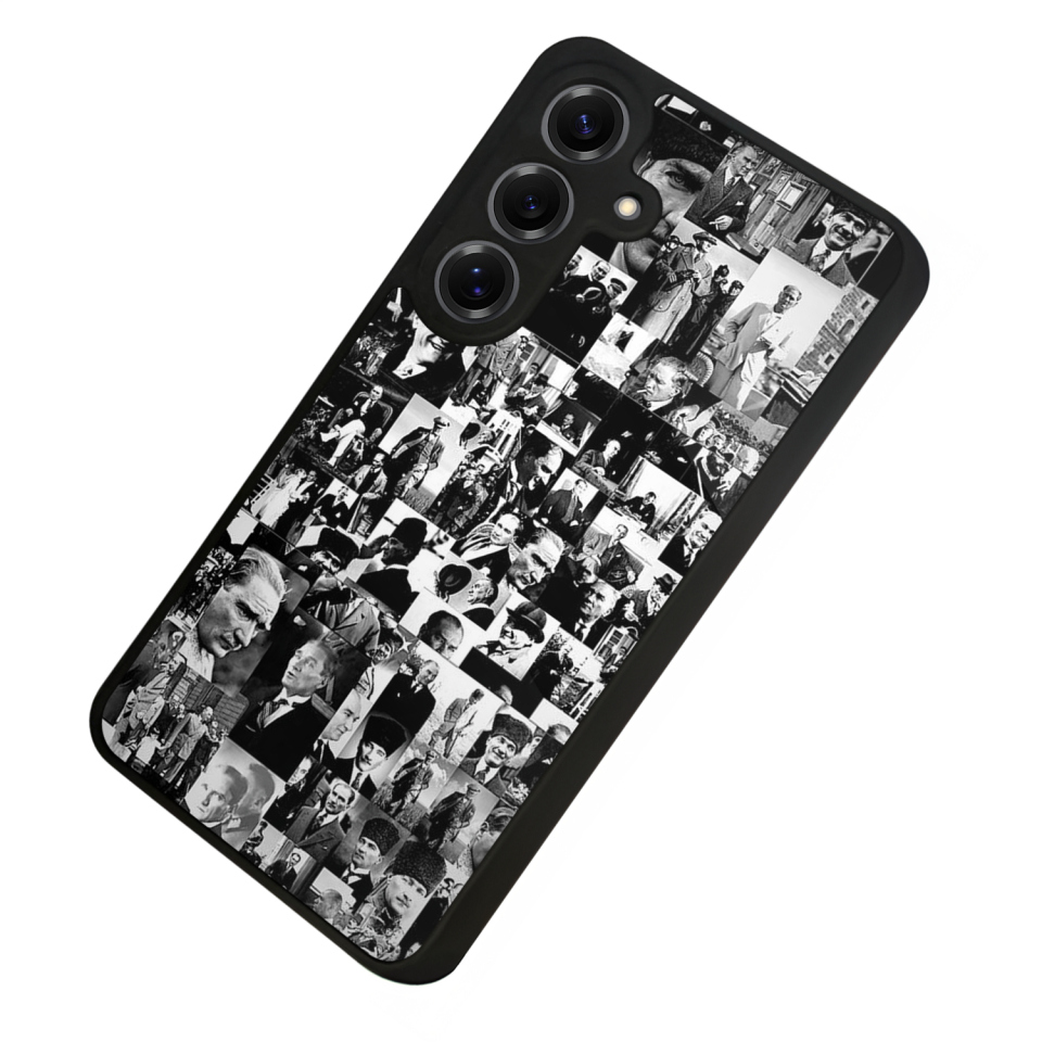 Samsung Galaxy S25 Uyumlu Mustafa Kemal Ataturk Tasarımlı Glossy Premium Kılıf